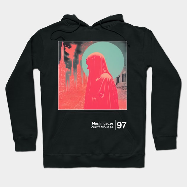 Muslimgauze - Minimalist Graphic Design Fan Artwork Hoodie by saudade